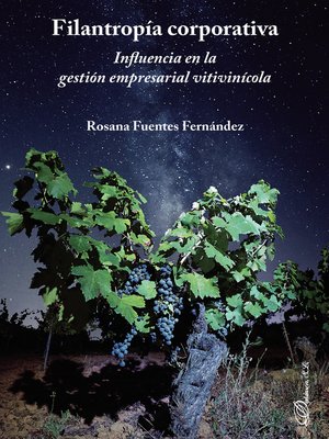 cover image of Filantropía corporativa. Influencia en la gestión empresarial vitivinícola